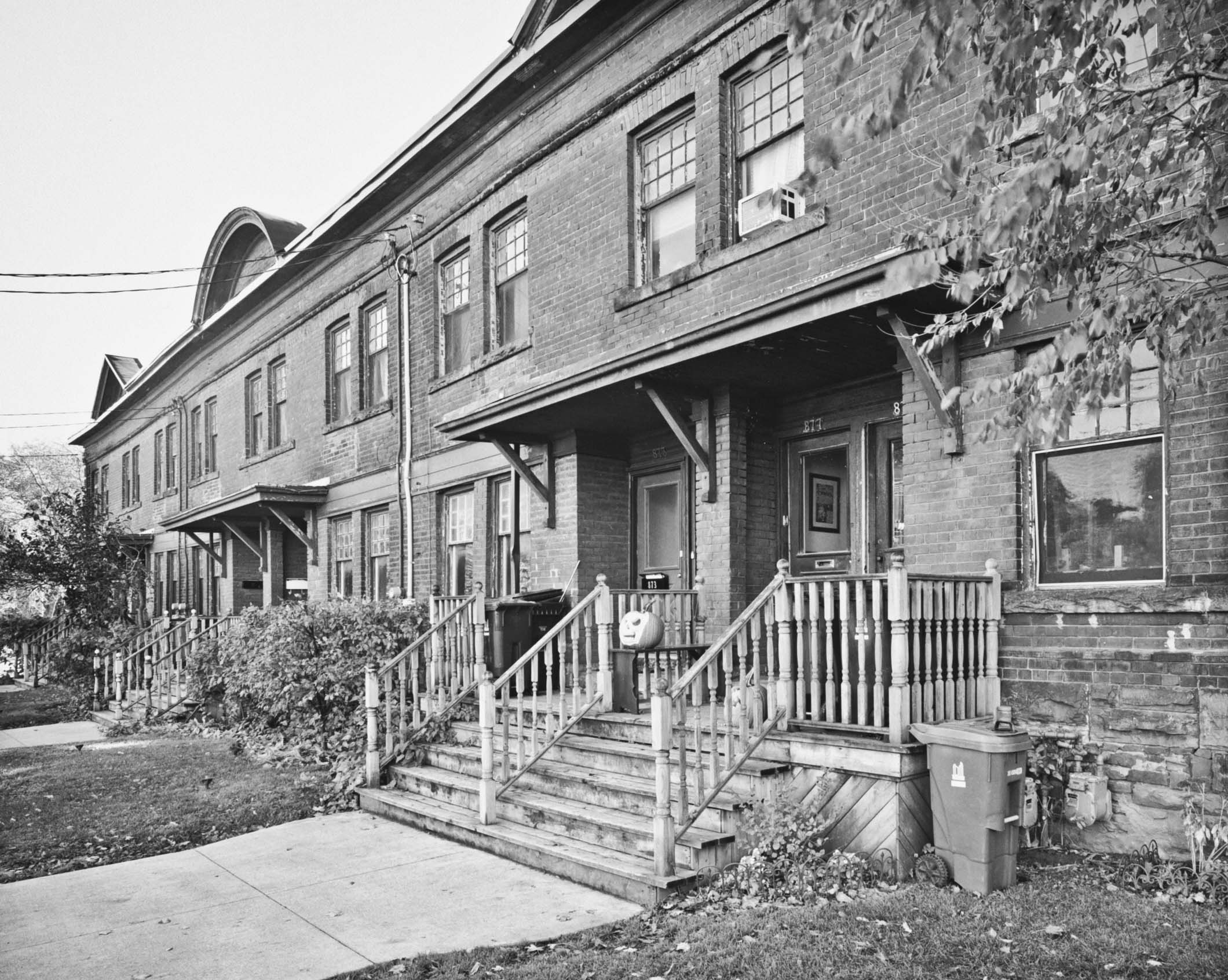 Edward McNamara Building, 857-879 King Street West at Stafford Street, 2018