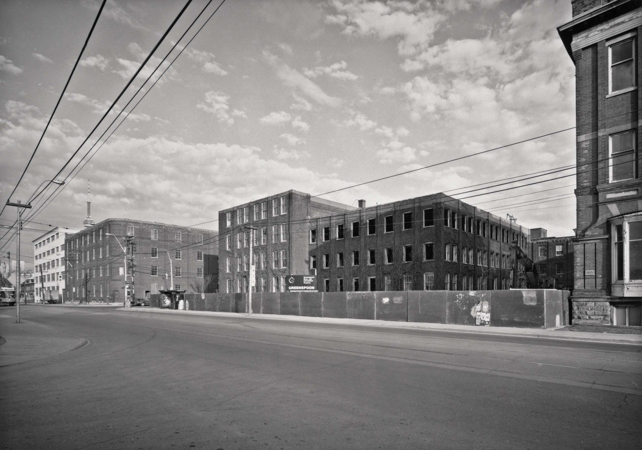 Massey Ferguson South Plant, buildings 8, 7, 2 and 1, King Street West, 1986