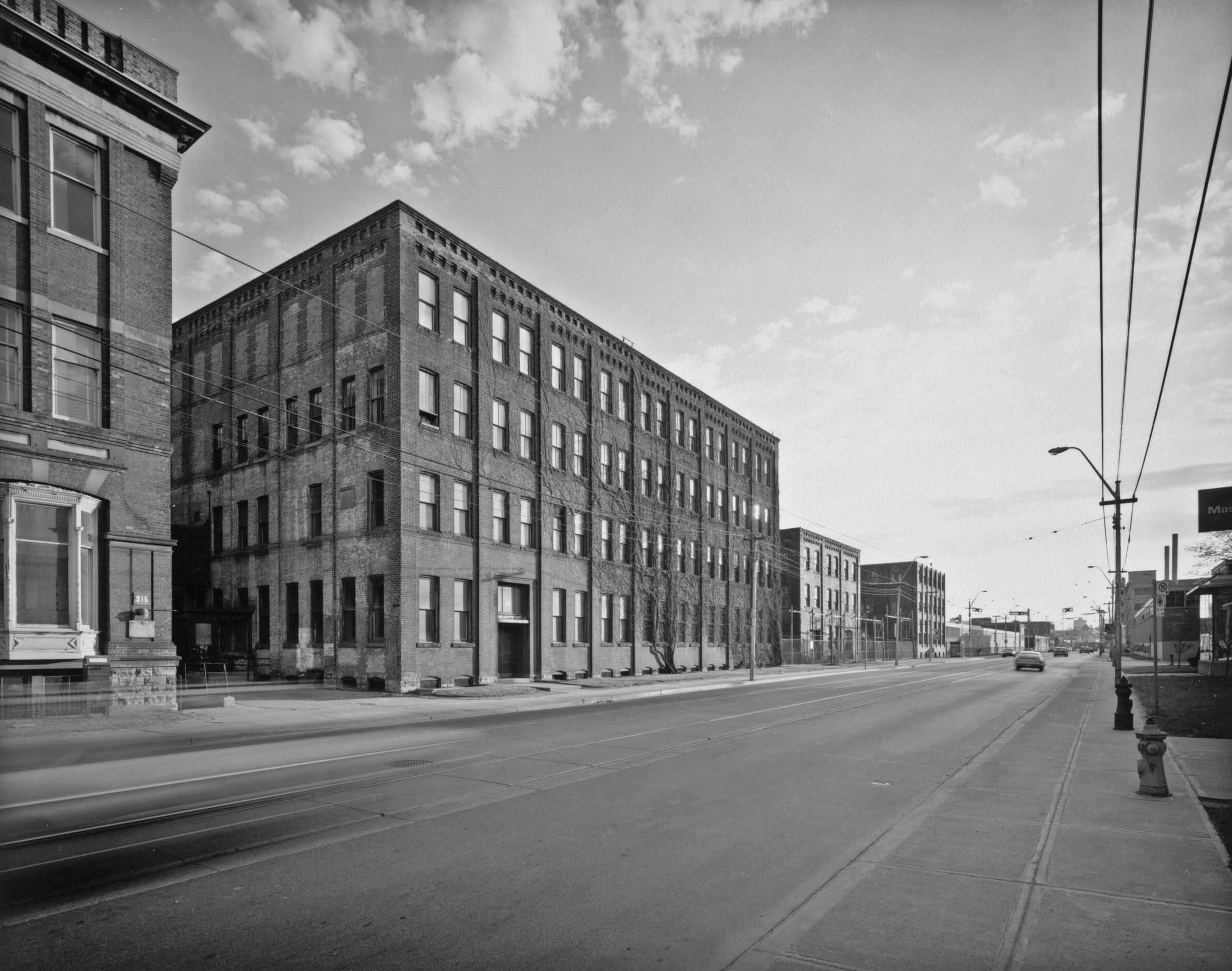 Massey Ferguson South Plant, loft buildings 23-24, 20 and 30, King Street West, 1986