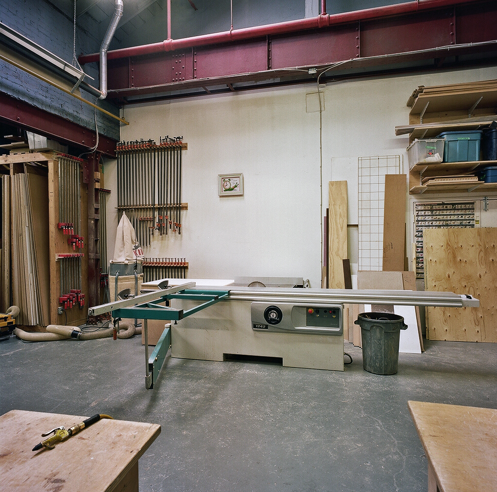 Michael Buchanan’s woodworking studio, 442 Dufferin, 2017