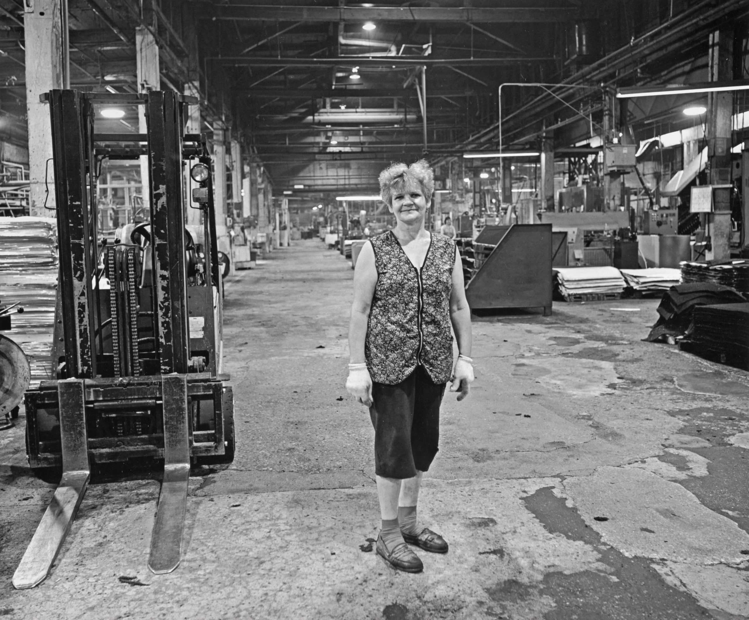 Emma Polacszek, sheet press operator, Department 54, August, 1993