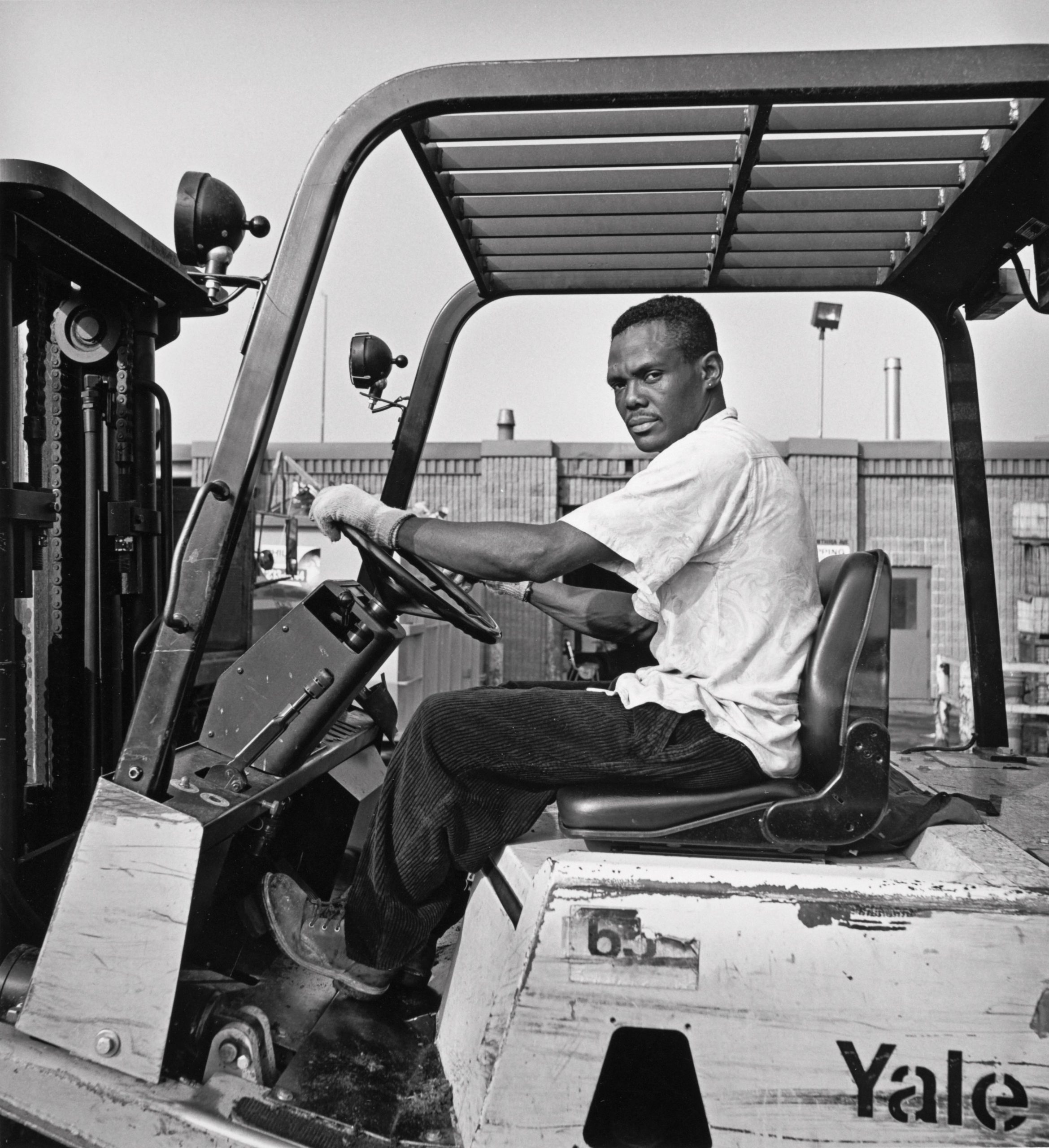 Alti Jones, fork lift operator, July, 1994