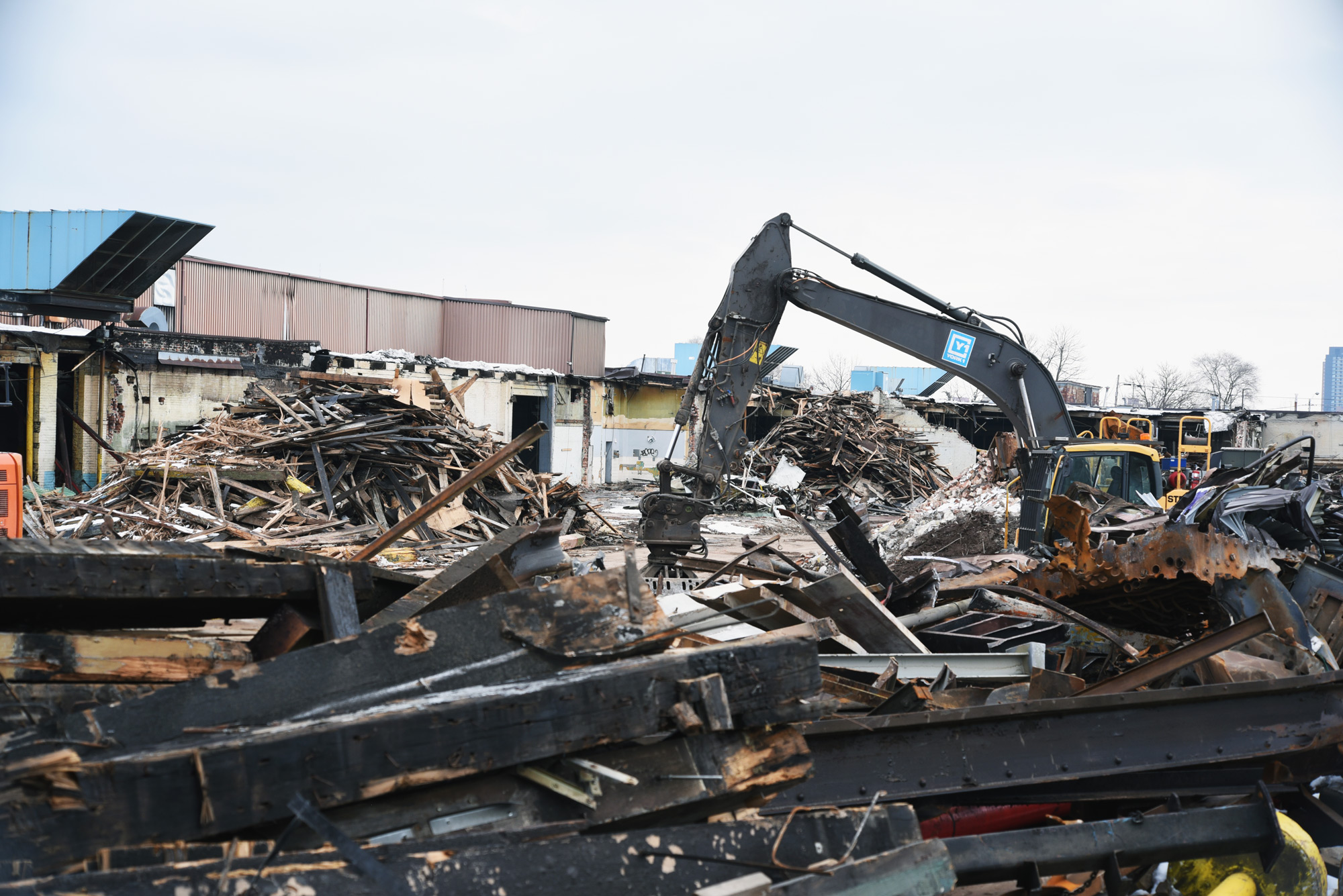 Demolition of National Rubber plant