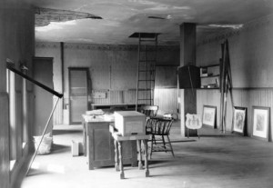 The first archive at City Hall, known as the "Deserted Chamber" 1931