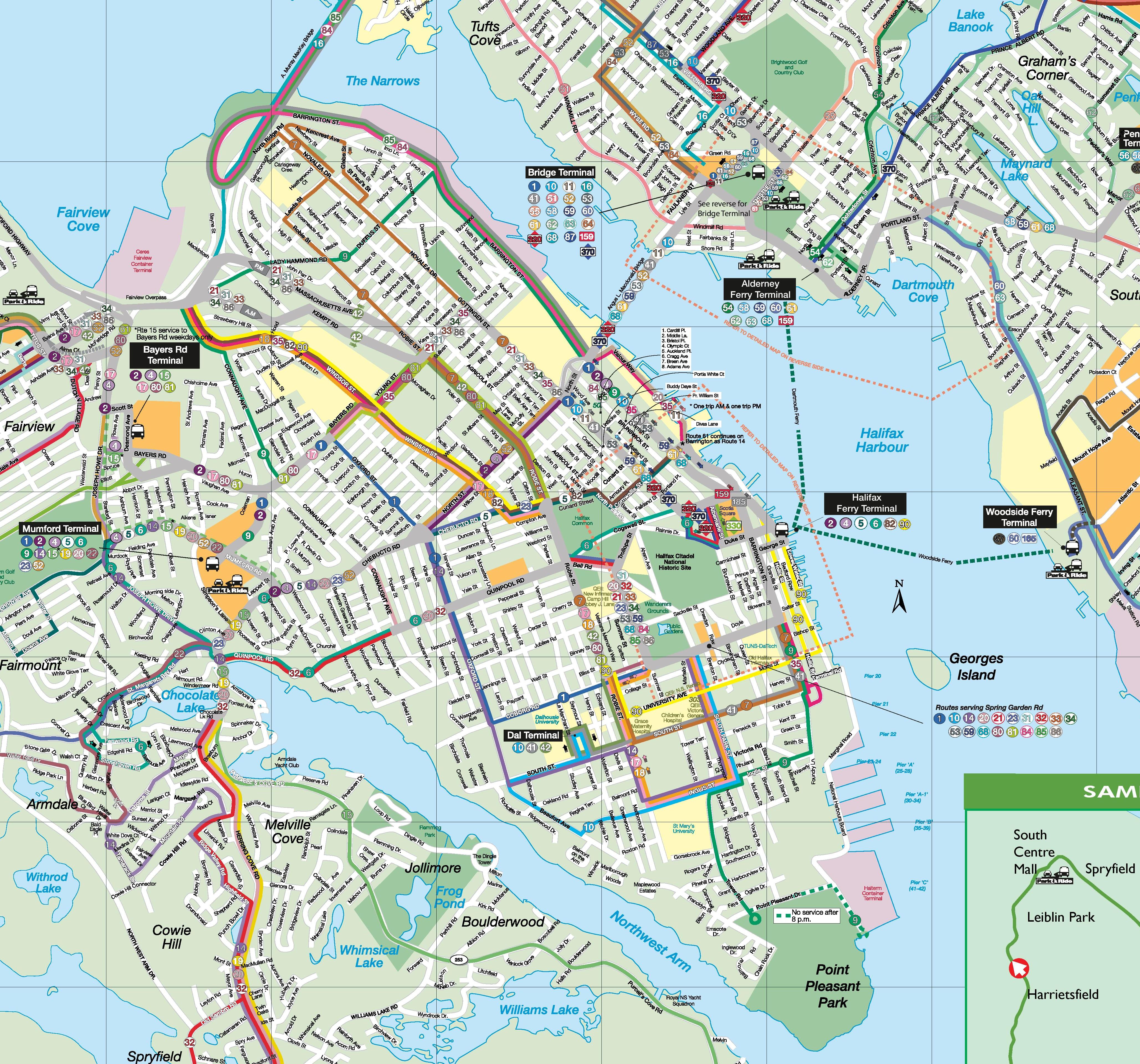 Metro Transit Map Halifax | Spain Map