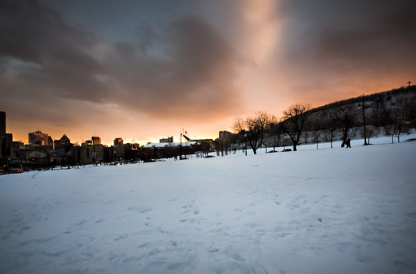 Sunset, Parc Jeanne Mance