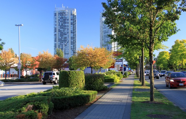 King George Blvd and 102 Ave., Surrey BC.