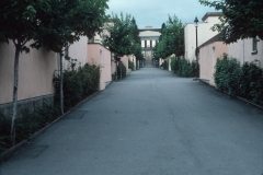 The Mau Dan Gardens housing co-op, built in 1981, was the last of five projects built to serve residents whose homes were expropriated in the public urban renewal scheme in 1965. It was designed by the late Joe Wai and Spaceworks Architects. Photo by Paul Yee (1986), City of Vancouver AM1523-S6-F74-: 2008-010.0530.